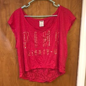 Medium Pink PINK Cropped Top